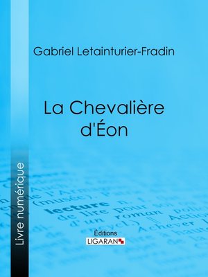 cover image of La Chevalière d'Éon